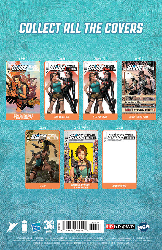 GI JOE A REAL AMERICAN HERO TOMB RAIDER #1 RANDY GREEN NYCC EXCLUSIVE VIRGIN VAR (10/28/2026)