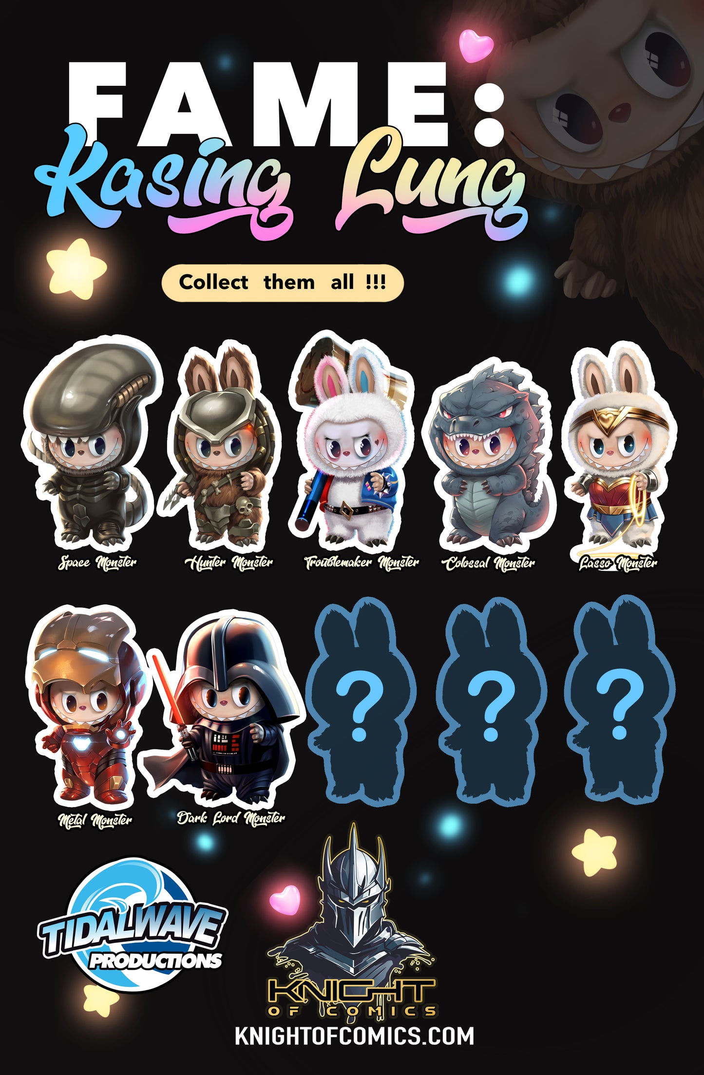 FAME: KASING LUNG DARK LORD MONSTER (Creator of the Labubu) - KATYA SINYUKHINA SDCC 2025 EXCLUSIVE