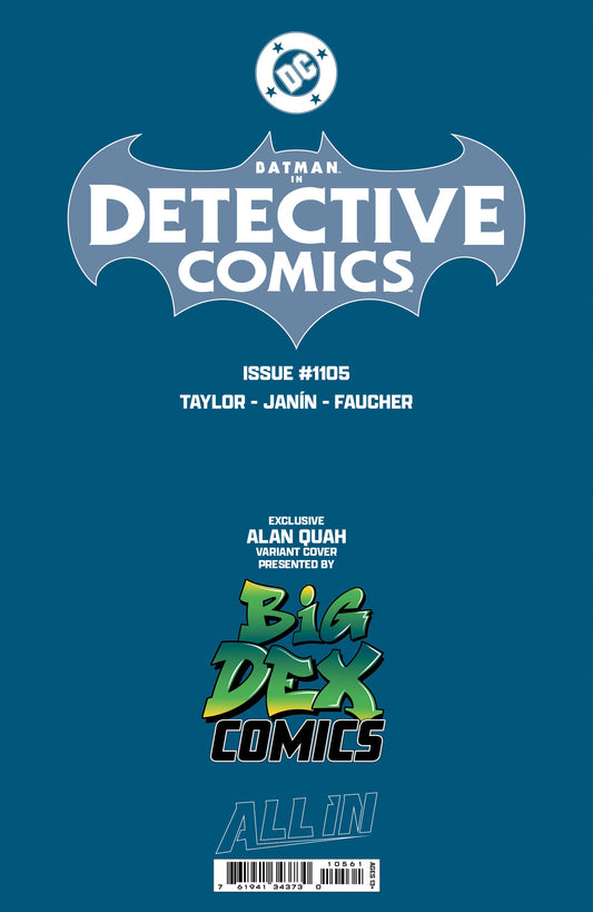 BATMAN DETECTIVE COMICS #1105 - ALAN QUAH FOIL VARIANT
