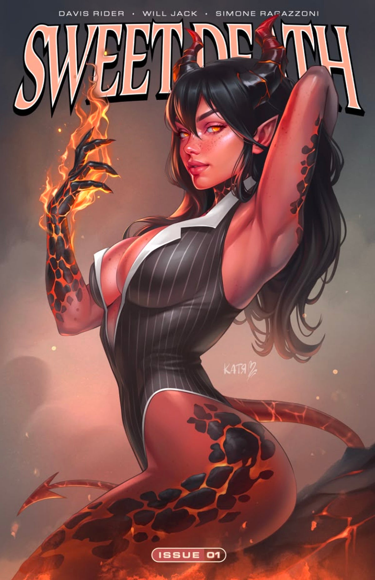 SWEET DEATH #1 - KATYA SINYUKHINA TRADE VARIANT KNIGHT OF COMICS NYCC 2026 EXCLUSIVE LTD 250 - Preorder