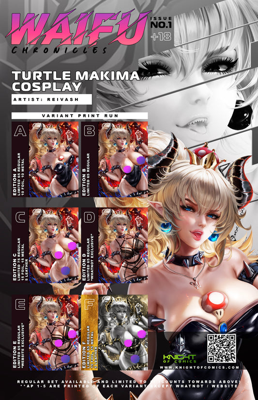 WAIFU CHRONICLES #1 - TURTLE MAKIMA COSPLAY by Reivash