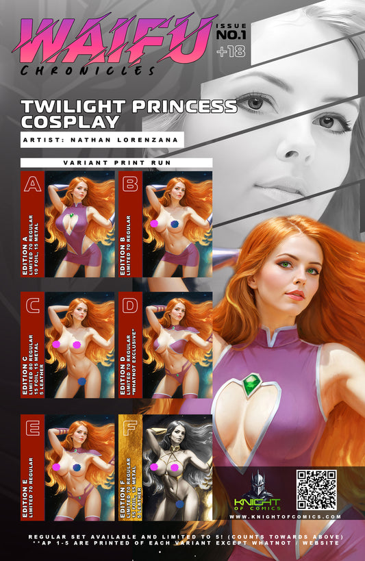 WAIFU CHRONICLES #1 - TWILIGHT PRINCESS COSPLAY by Nathan Lorenzana Connecting Cover