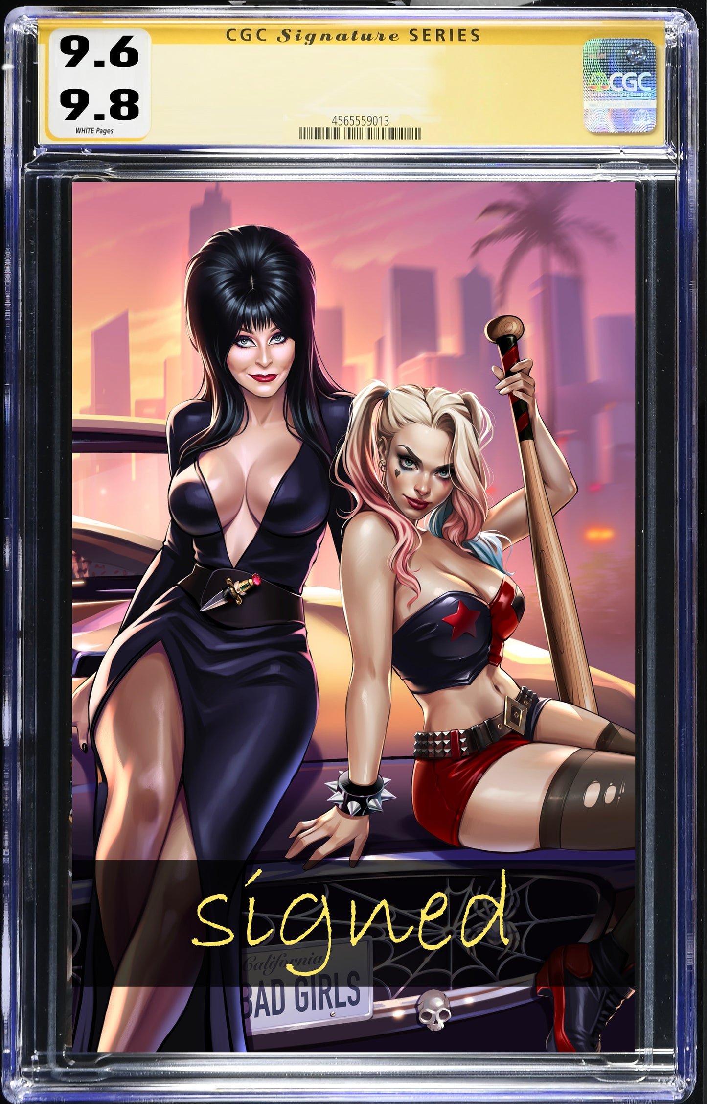 HARLEY QUINN X ELVIRA #1 - KATYA SINYUKHINA COVER A NYCC 2025 EXCLUSIVE - Preorder