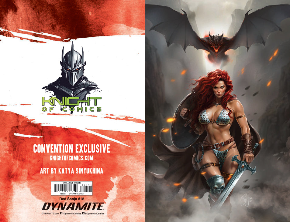RED SONJA #12 - KATYA SINYUKHINA VIRGIN SDCC 2024 EXCLUSIVE COVER A