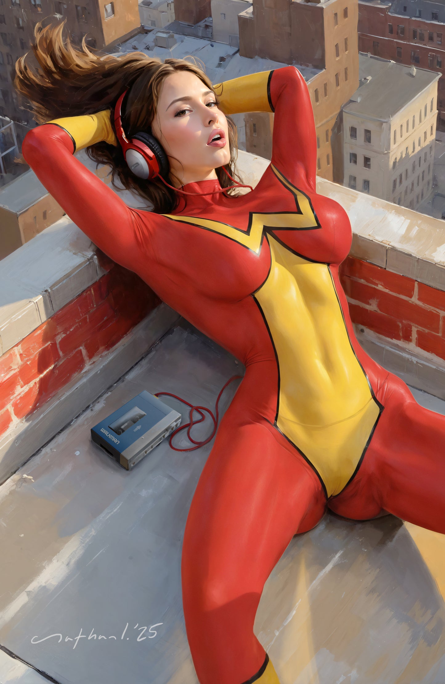 WAIFU CHRONICLES #1 - SUNNING SPIDER COSPLAY by Nathan Lorenzana