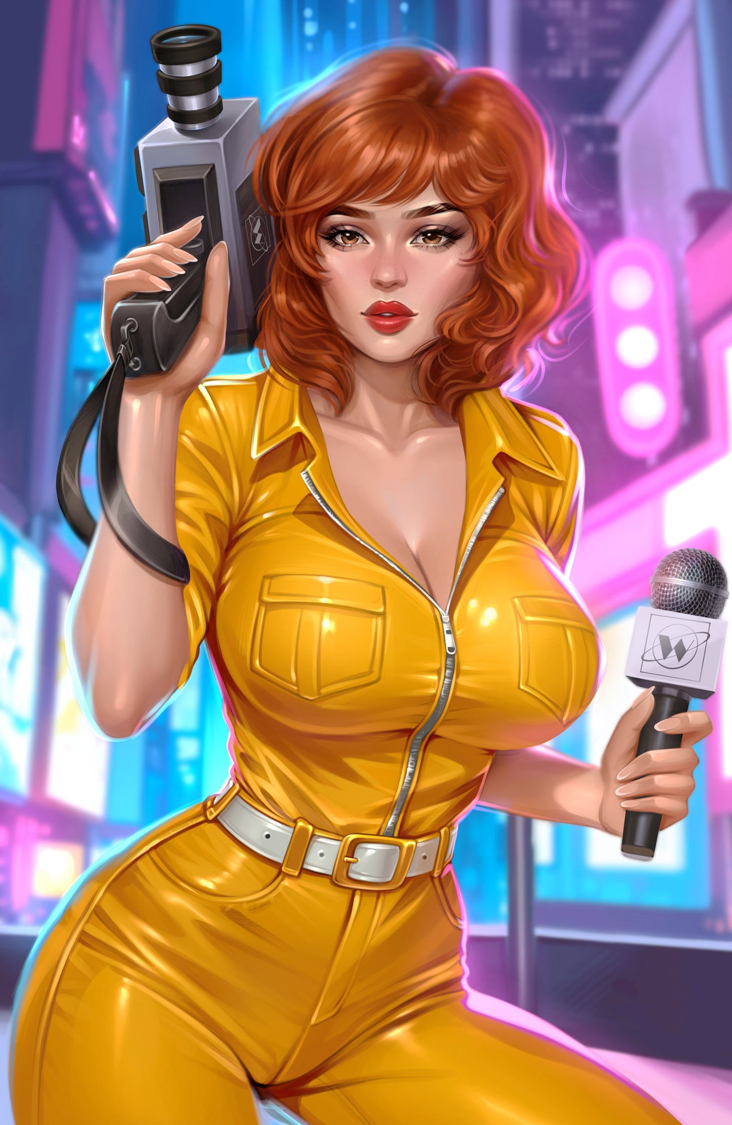 WAIFU CHRONICLES #1 - BREAKING NEWS COSPLAY by Pilnikova Art - PREORDER +(CRYSTAL CLEAR BOARD)