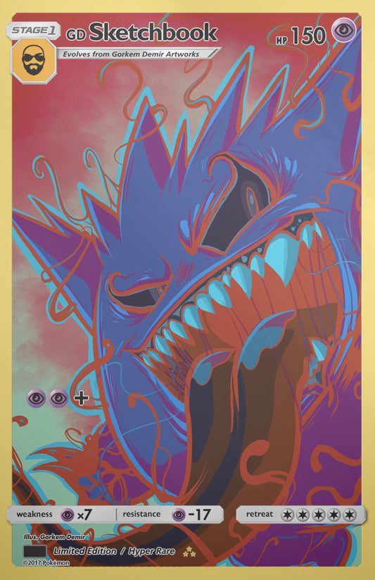 GORKEM DEMIR SKETCHBOOK - GENGAMIZED HOLOFOIL VARIANT NYCC 2025 EXCLUSIVE