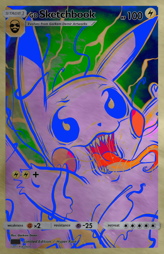 GORKEM DEMIR SKETCHBOOK - PIKAMIZED METAL VARIANT NYCC 2025 EXCLUSIVE