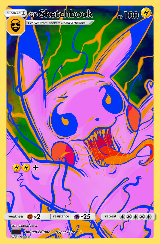 GORKEM DEMIR SKETCHBOOK - PIKAMIZED VARIANT NYCC 2025 EXCLUSIVE