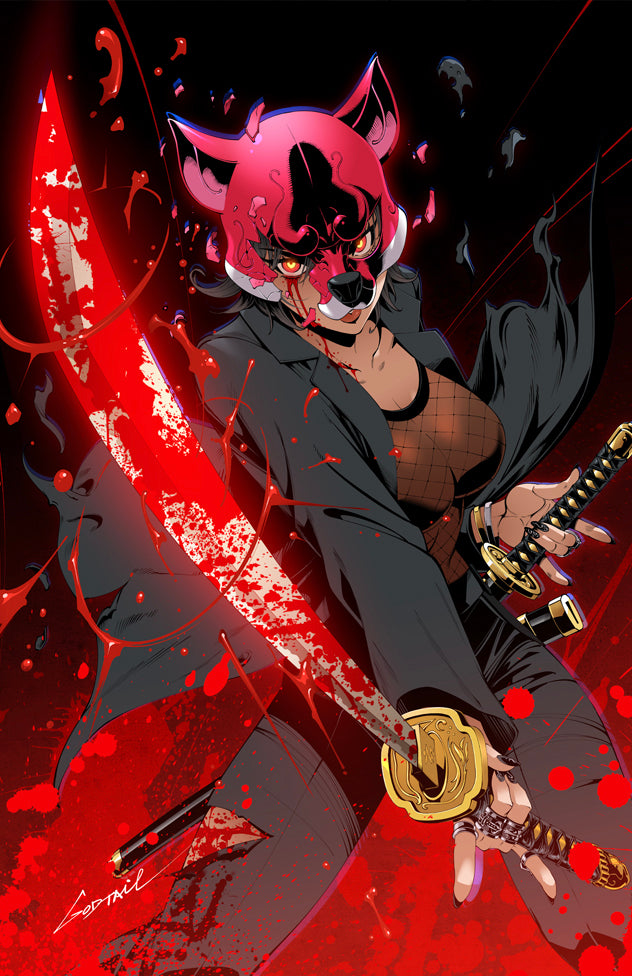 EXQUISITE CORPSES: FOX MASK KILLER #1 - GODTAIL VIRGIN VARIANT KNIGHT OF COMICS NYCC 2026 EXCLUSIVE LTD 500 - Preorder