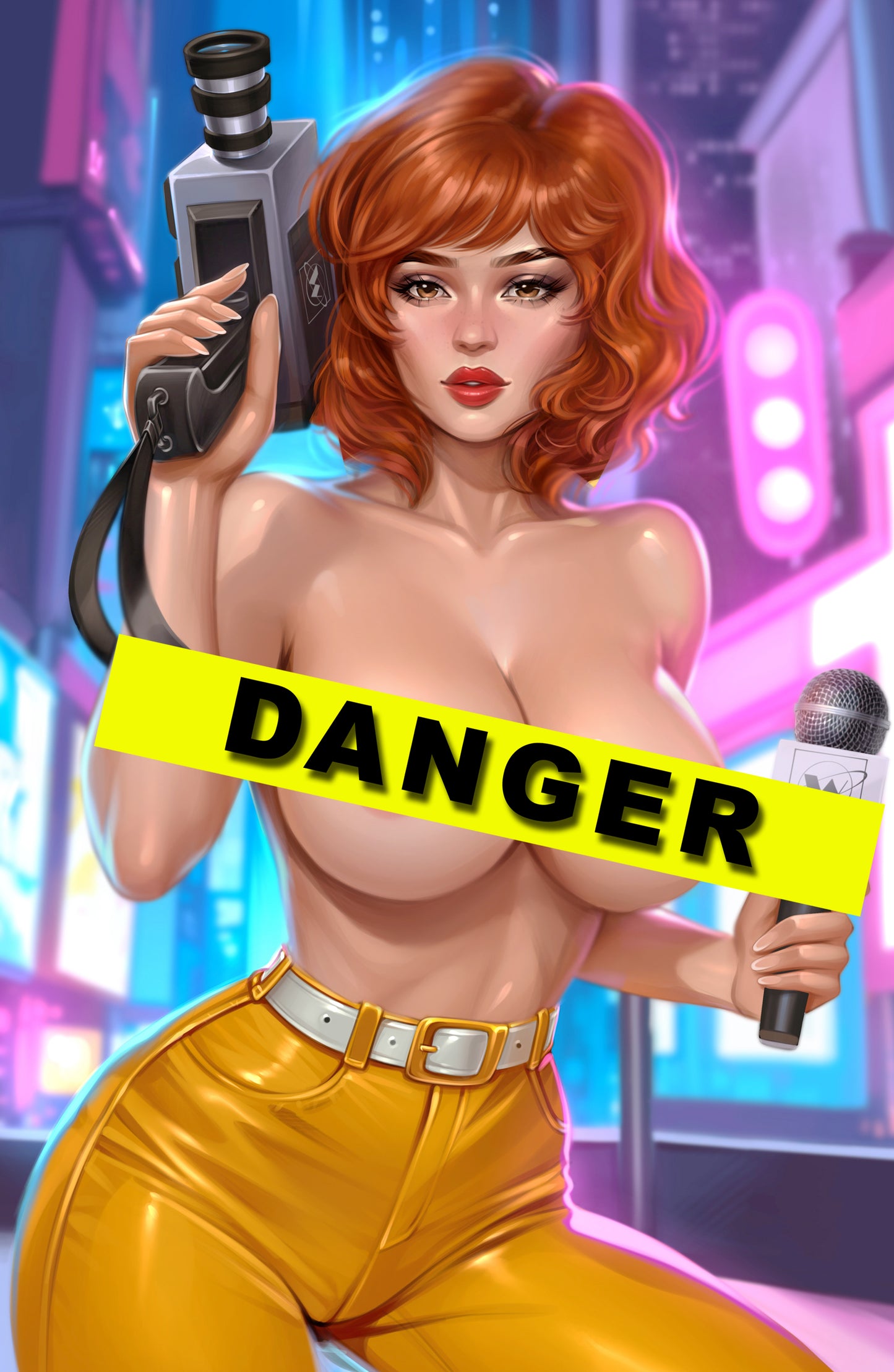 WAIFU CHRONICLES #1 - BREAKING NEWS COSPLAY by Pilnikova Art - PREORDER +(CRYSTAL CLEAR BOARD)