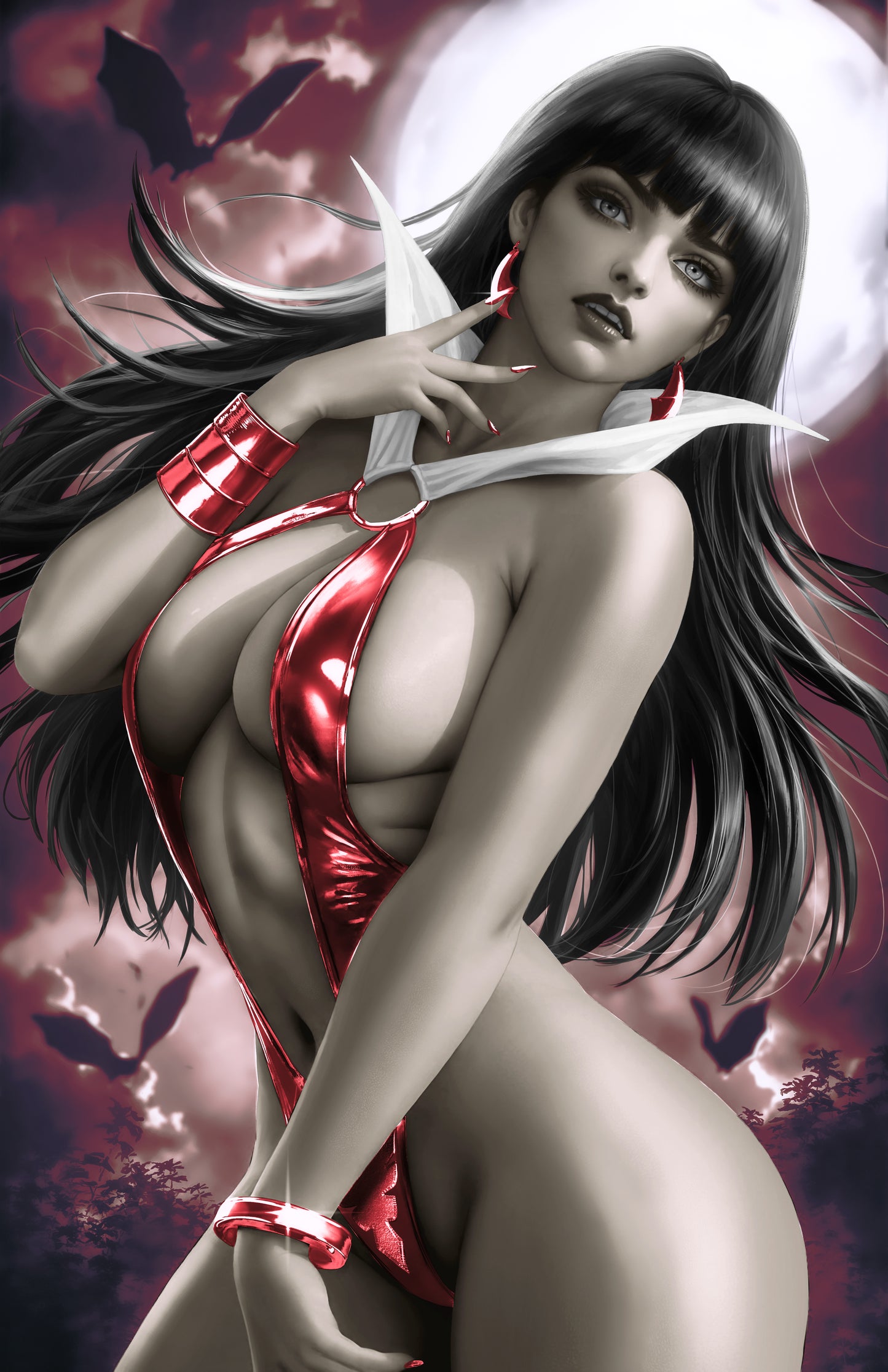 VAMPIRELLA ARMAGEDDON #5 - DANEJO COVER C (RUBY) VIRGIN VARIANT LTD 100 KOC EXCLUSIVE