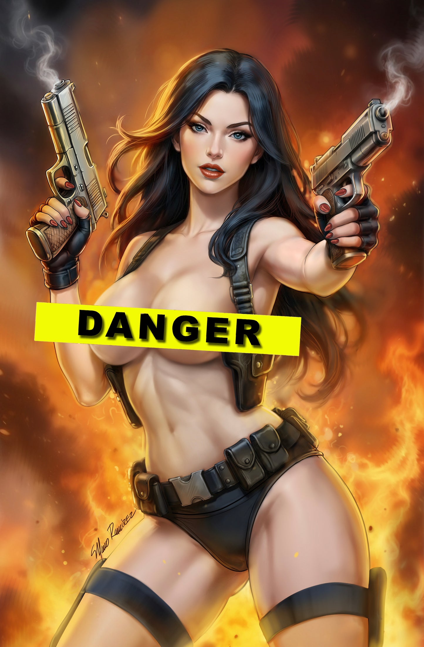 GUN HONEY DOUBLE DOWN #1 - MANUEL RAMIREZ COVER C HEROESCON 2026 EXCLUSIVE LTD 500 - Preorder
