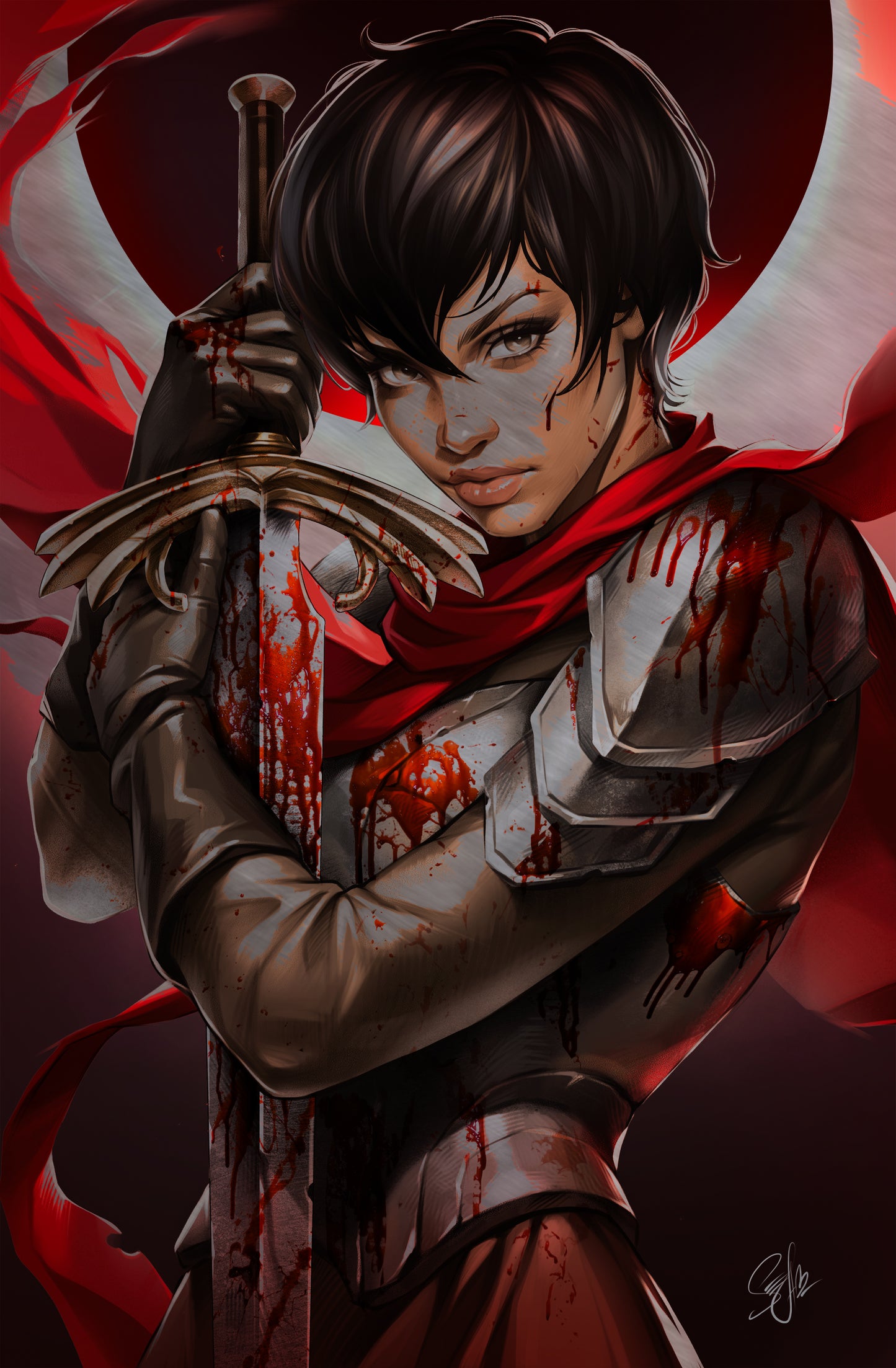 TRIBUTE KENTARO MIURA CREATOR OF BERSERK - KATYA SINYUKHINA COVER C FANEXPO NEW ORLEANS EXCLUSIVE