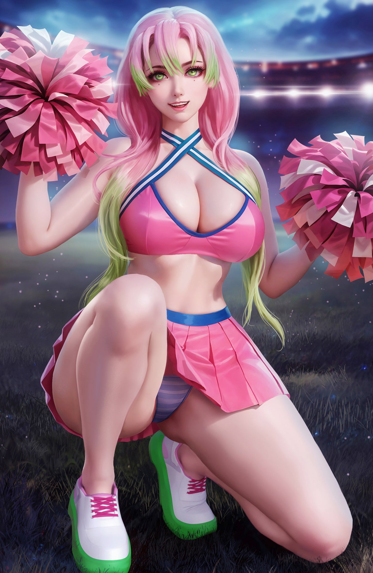 WAIFU CHRONICLES #1 - PINK SLAYER COSPLAY - HOLOFOIL/MAGMA FOIL/LEATHER - by Danejo - PREORDER +(CRYSTAL CLEAR BOARD)