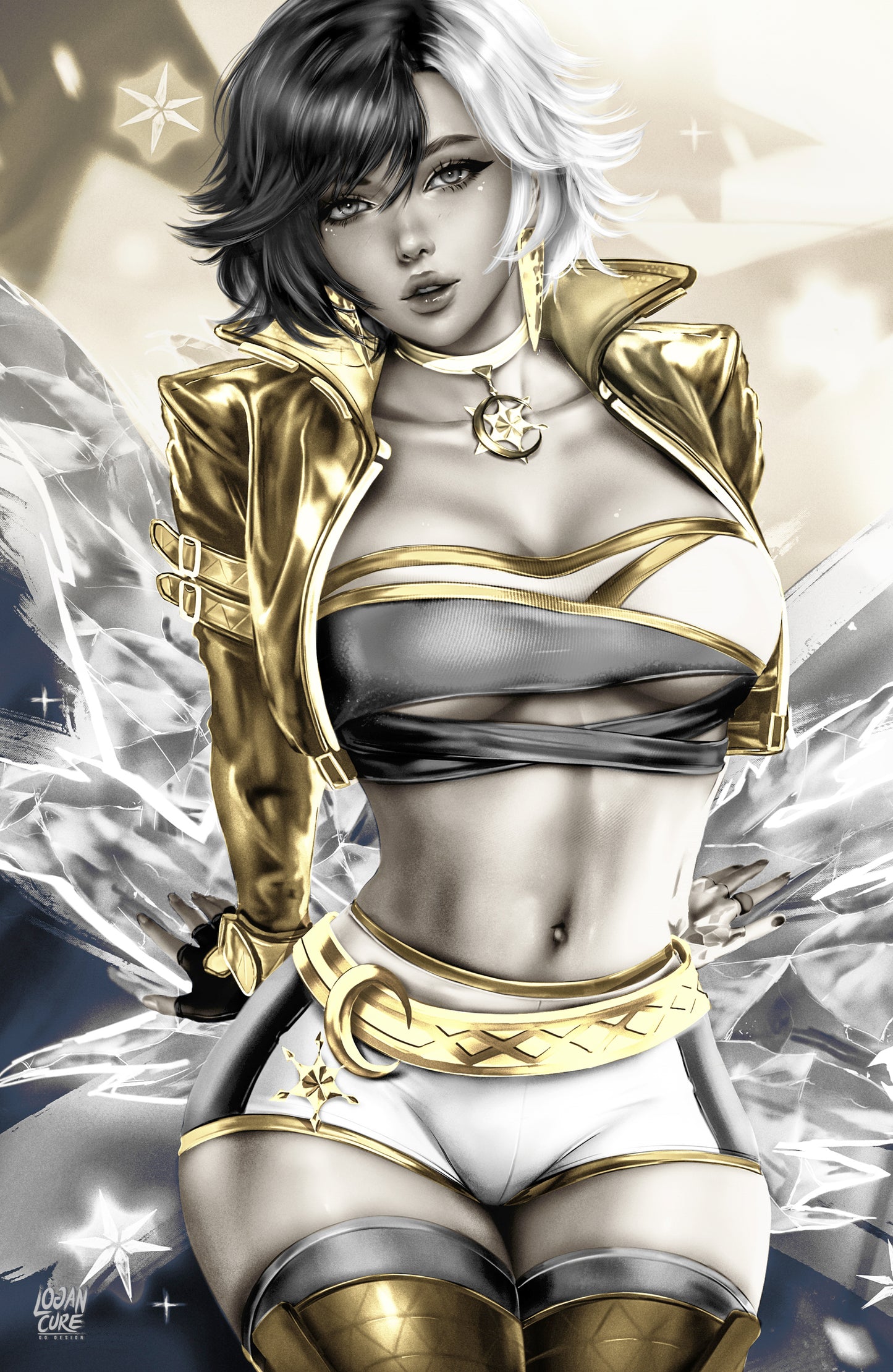 WAIFU CHRONICLES #1 - WINTER CHILL COSPLAY - HOLOFOIL/MAGMA FOIL/LEATHER - by Logan Cure - PREORDER