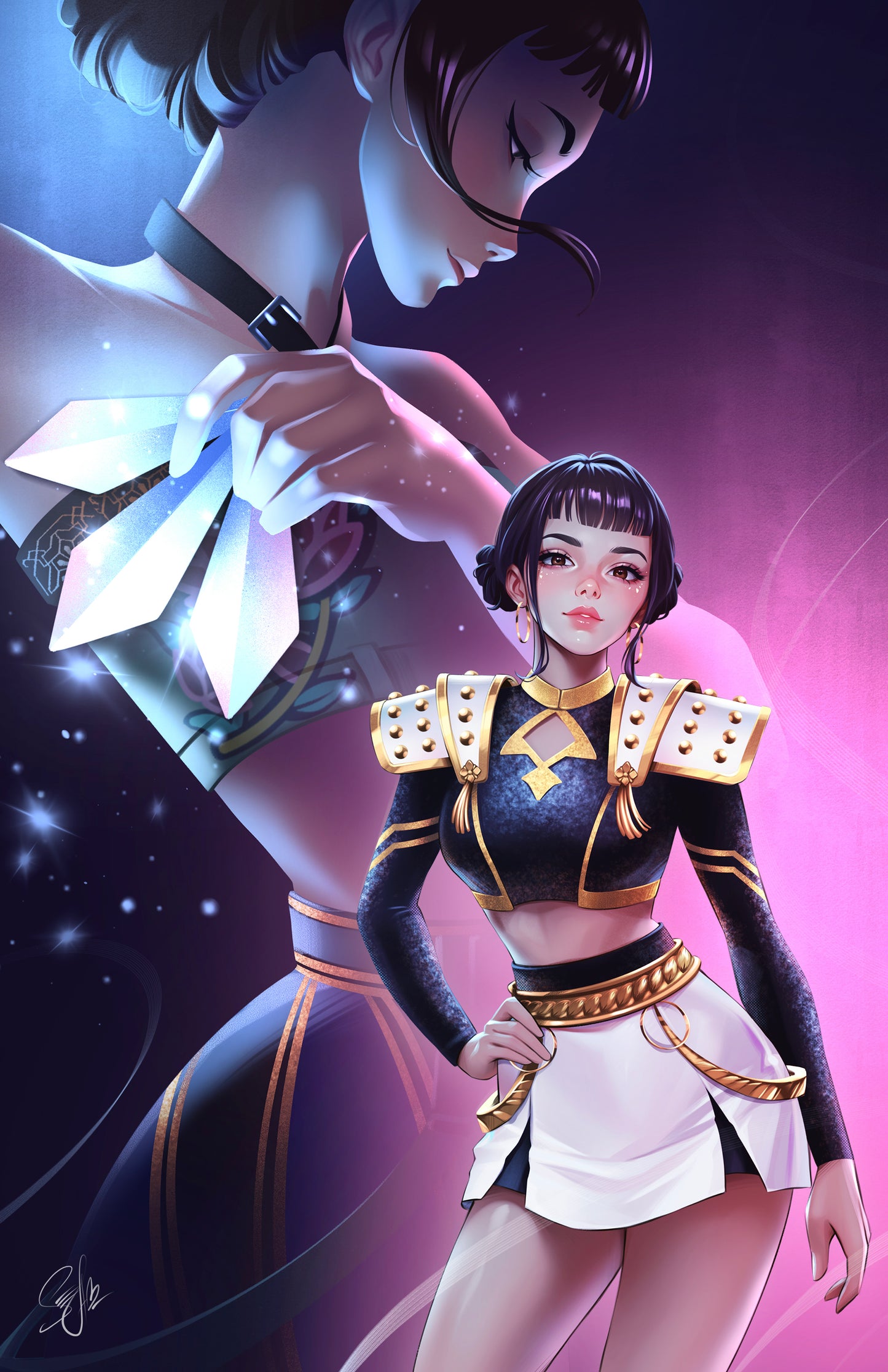 KPOP DEMON HUNTERS "ZOEY" ARTBOOK - KATYA SINYUKHINA VIRGIN VARIANT FANEXPO NEW ORLEANS EXCLUSIVE