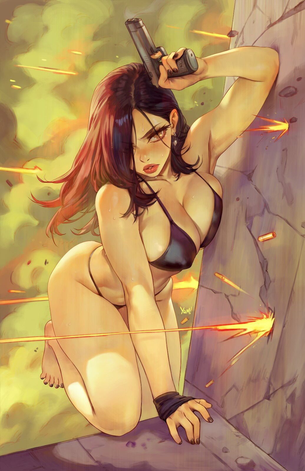 Gun Honey Doubles Down #4 YUM! Convention Exclusive Virgin Variant