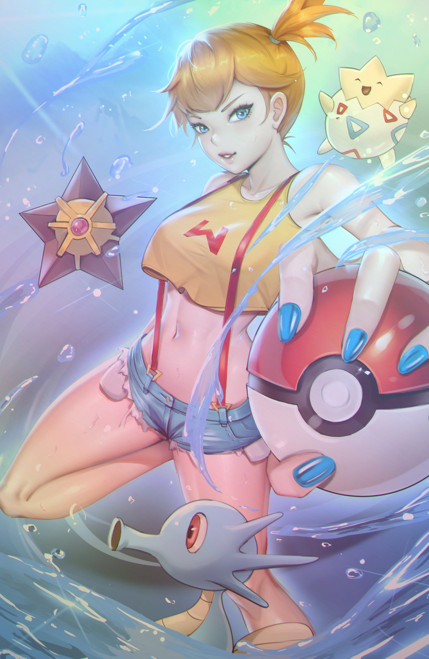 WAIFU CHRONICLES #1 - MONSTER TRAINER COSPLAY - FOIL/LEATHER - by Miss Henpai - PREORDER +(CRYSTAL CLEAR BOARD)