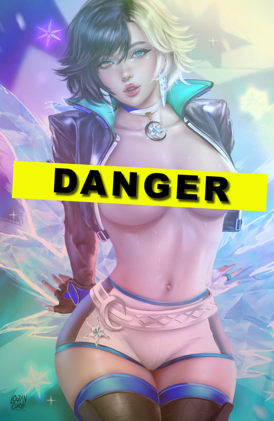 WAIFU CHRONICLES #1 - WINTER CHILL COSPLAY - HOLOFOIL/MAGMA FOIL/LEATHER - by Logan Cure