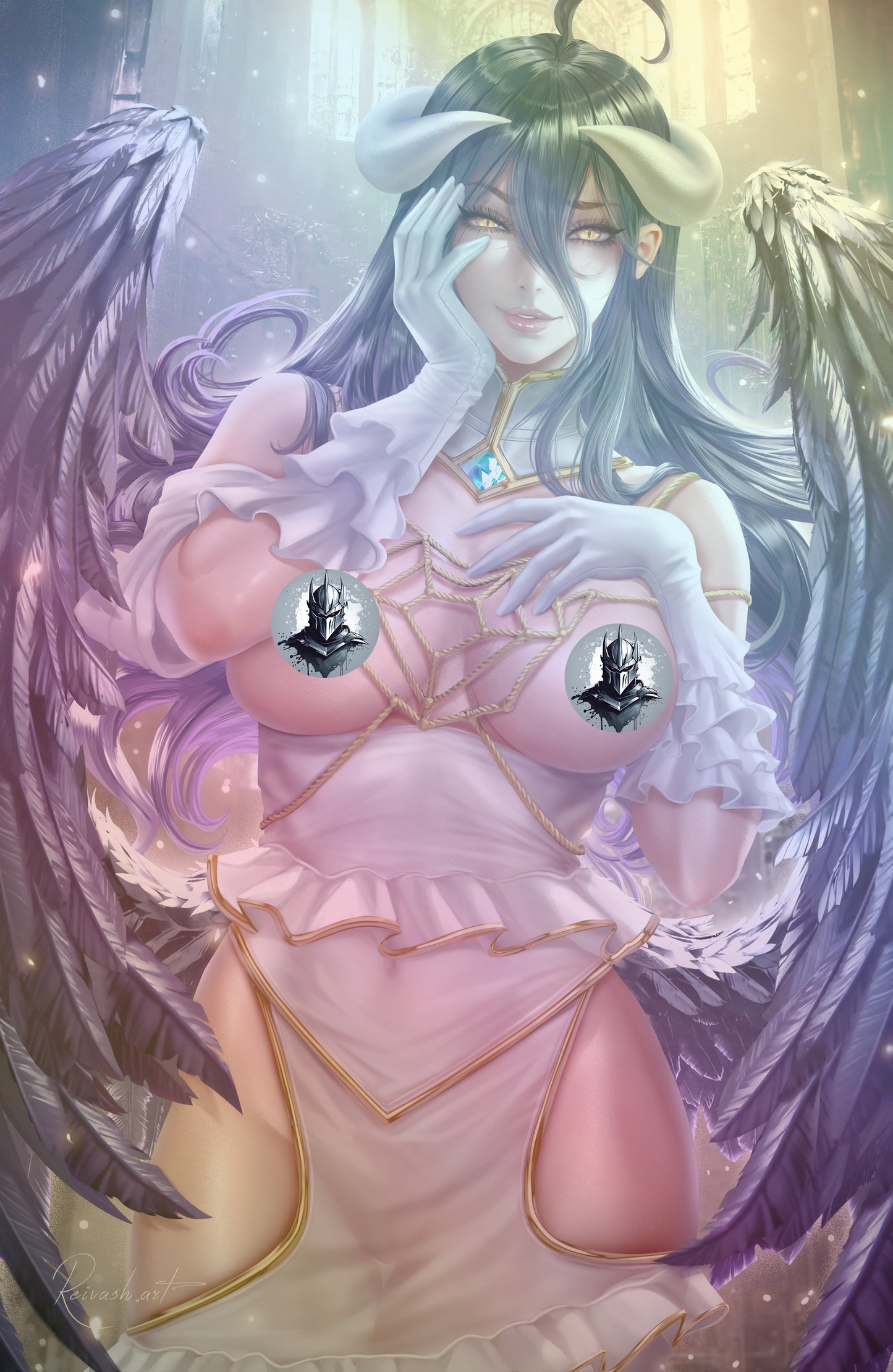 WAIFU CHRONICLES #1 - TEMPTING DEMON COSPLAY - FOIL/LEATHER - by Reivash - PREORDER