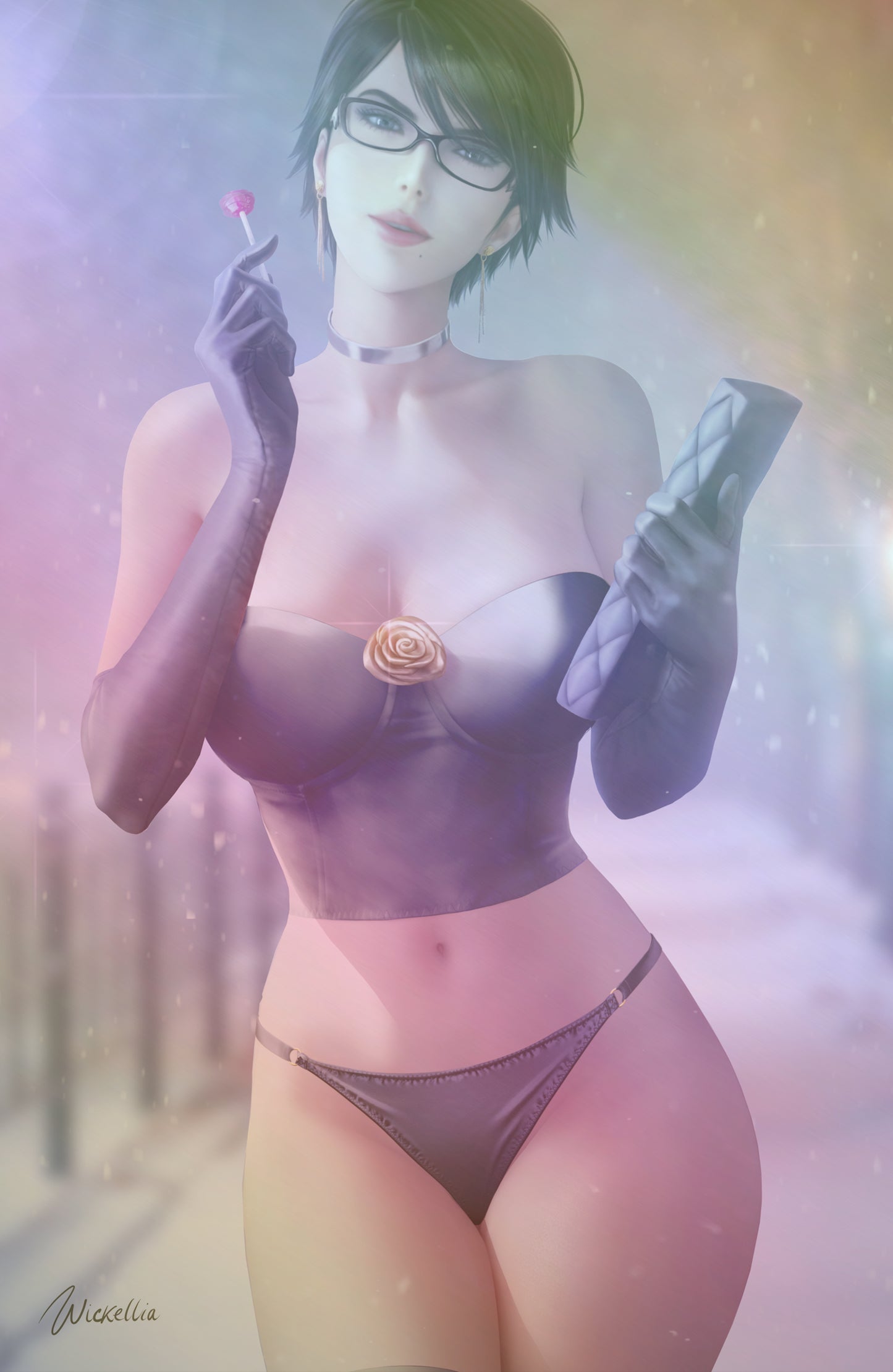 WAIFU CHRONICLES #1 - MAGIC BULLET COSPLAY - FOIL/LEATHER - by Wickella - PREORDER