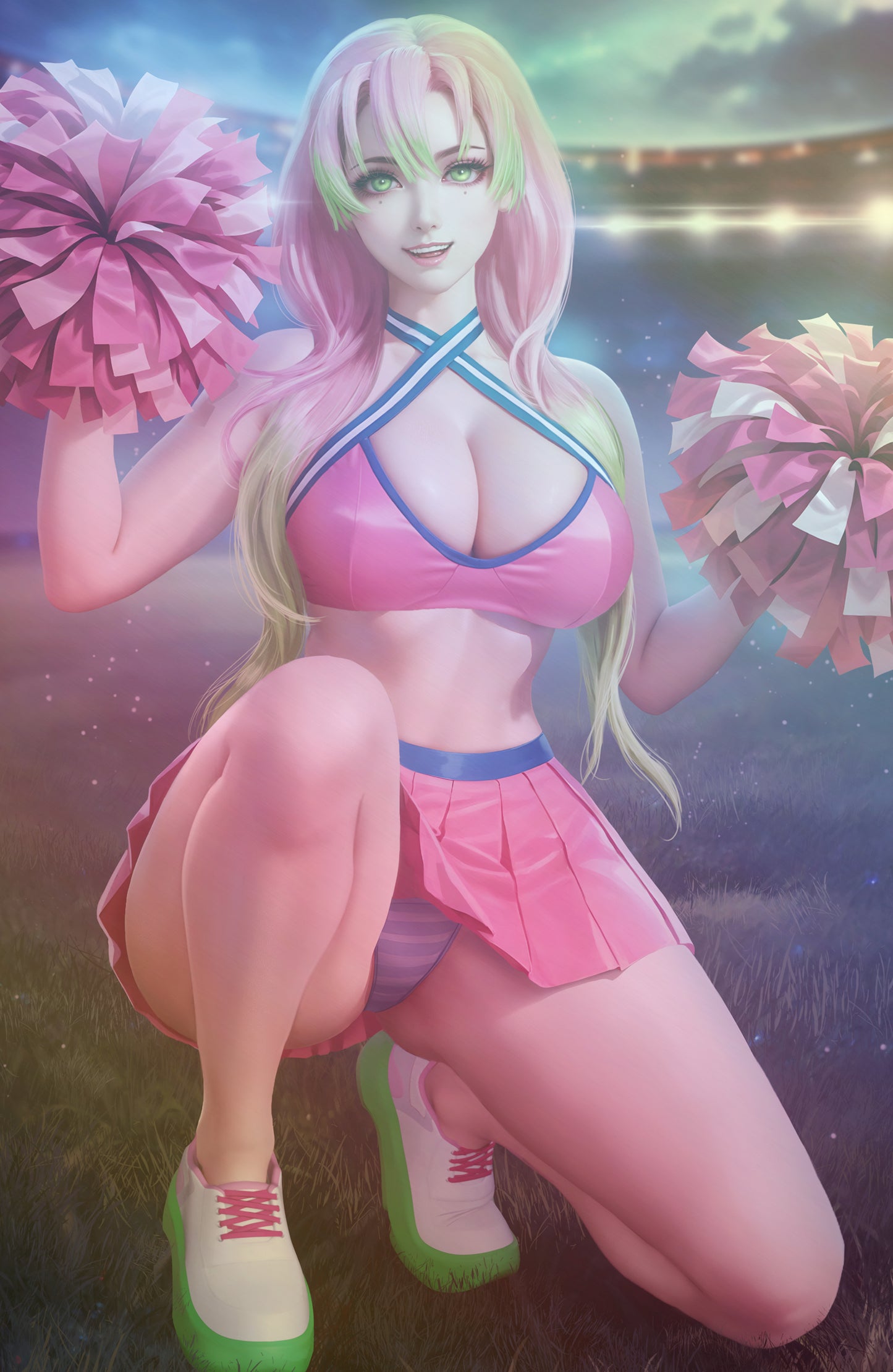 WAIFU CHRONICLES #1 - PINK SLAYER COSPLAY - HOLOFOIL/MAGMA FOIL/LEATHER - by Danejo - PREORDER +(CRYSTAL CLEAR BOARD)