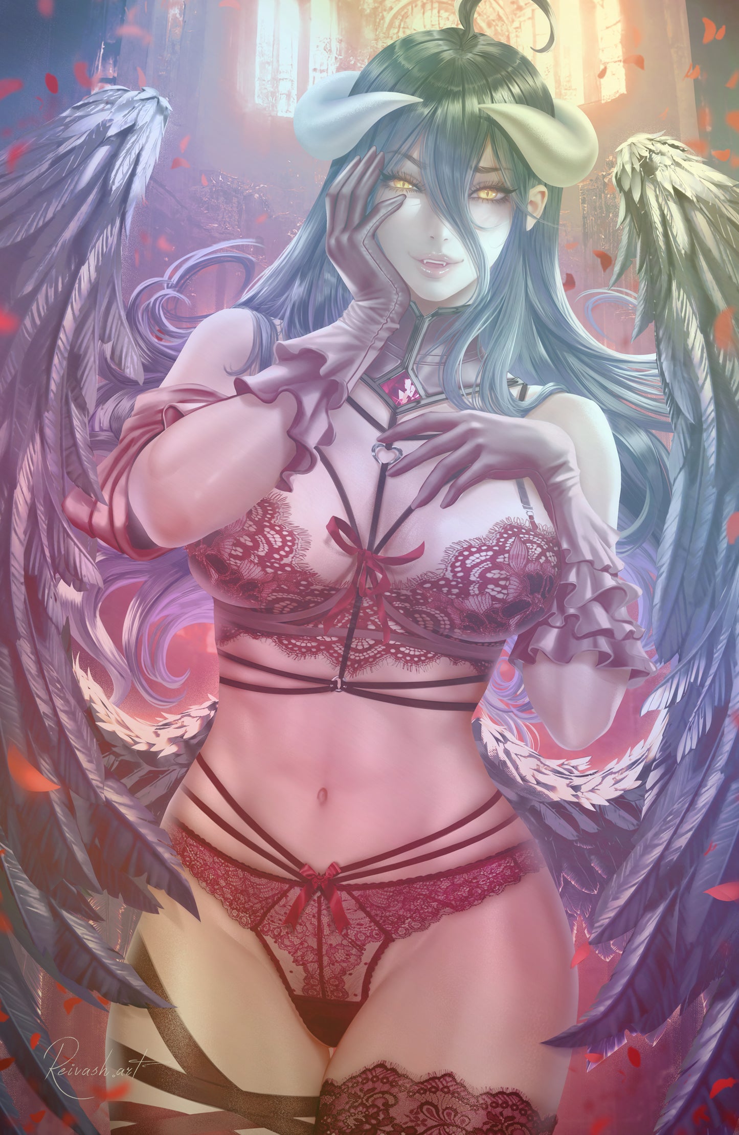 WAIFU CHRONICLES #1 - TEMPTING DEMON COSPLAY - FOIL/LEATHER - by Reivash - PREORDER