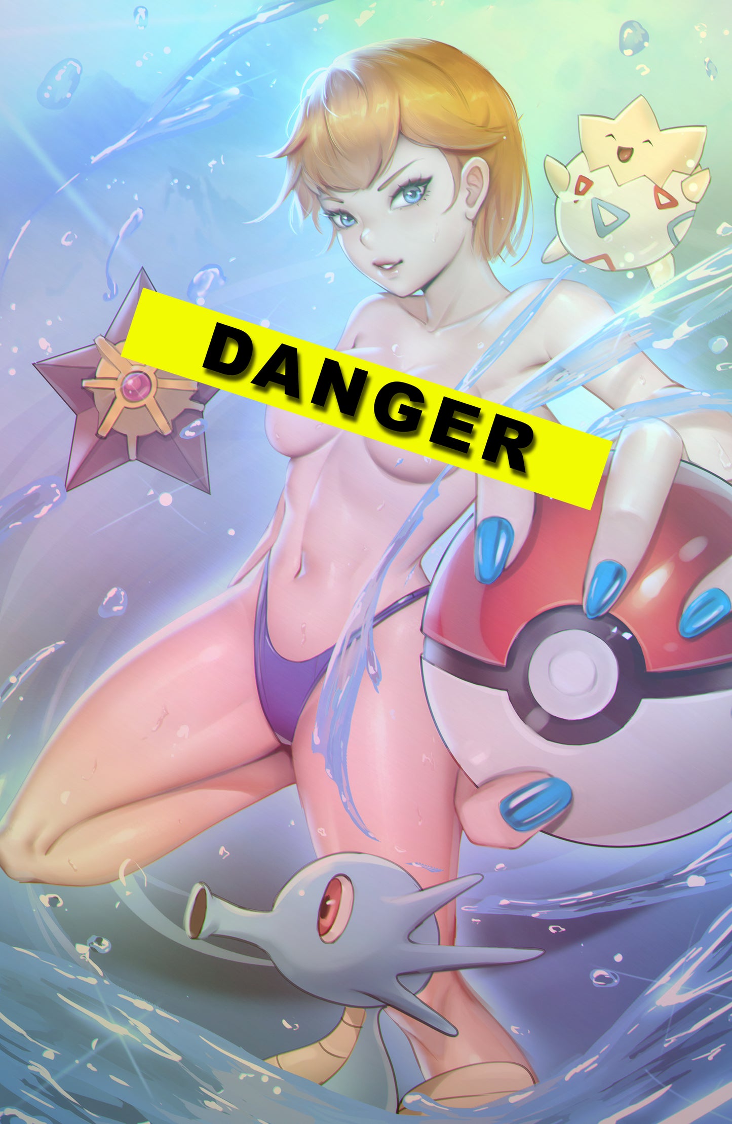 WAIFU CHRONICLES #1 - MONSTER TRAINER COSPLAY - FOIL/LEATHER - by Miss Henpai - PREORDER +(CRYSTAL CLEAR BOARD)