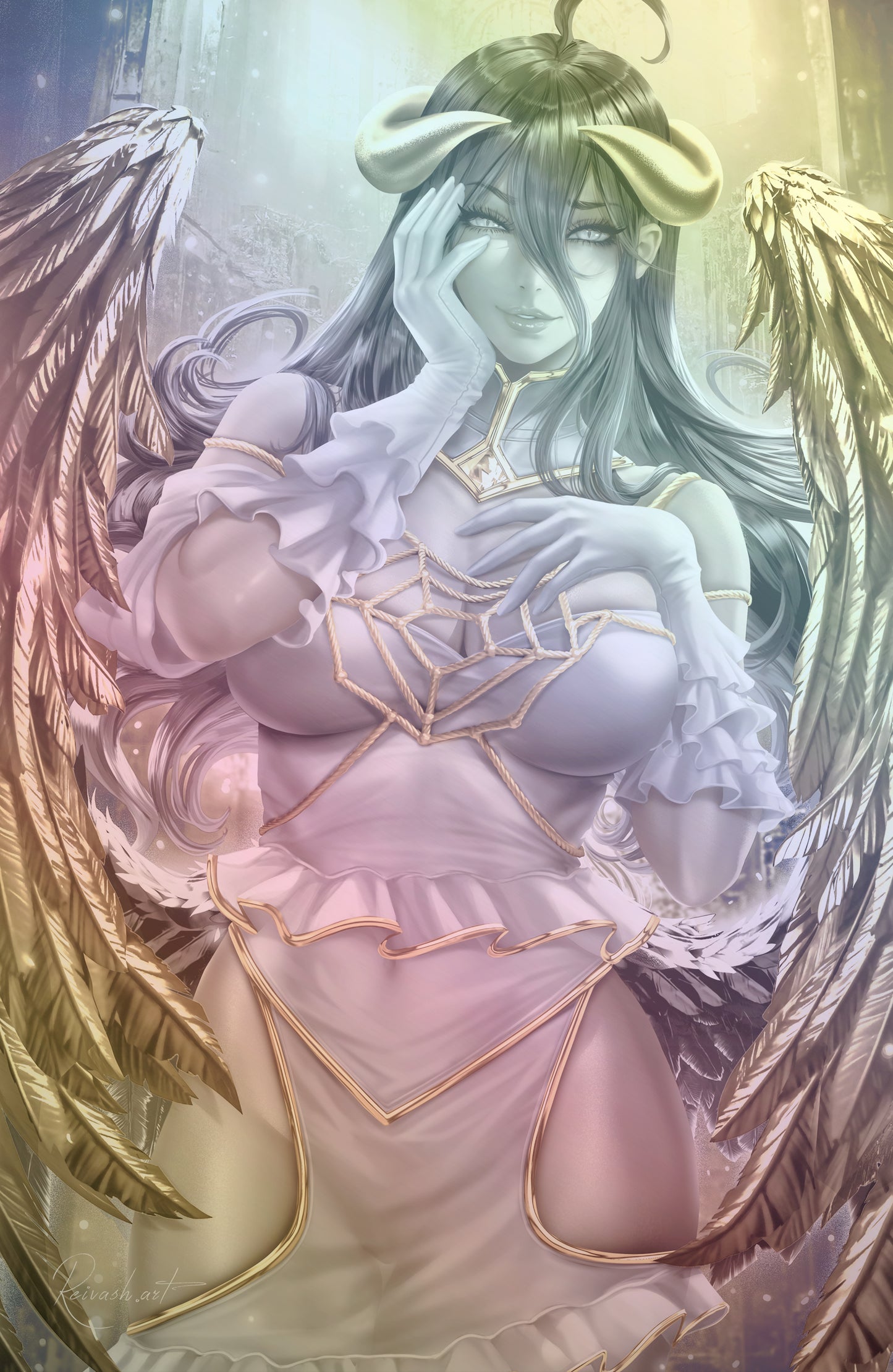 WAIFU CHRONICLES #1 - TEMPTING DEMON COSPLAY - FOIL/LEATHER - by Reivash - PREORDER