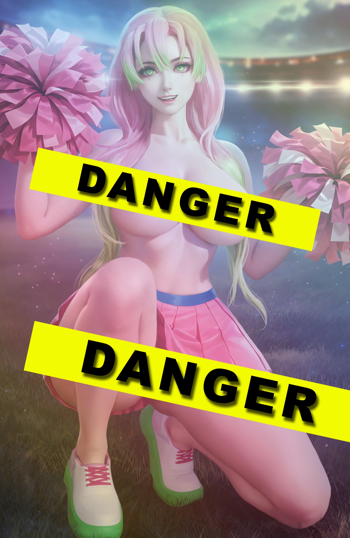WAIFU CHRONICLES #1 - PINK SLAYER COSPLAY - HOLOFOIL/MAGMA FOIL/LEATHER - by Danejo - PREORDER +(CRYSTAL CLEAR BOARD)