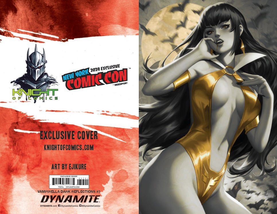VAMPIRELLA DARK REFLECTIONS #5 - EJIKURE VIRGIN NYCC 2024 EXCLUSIVE COVER B