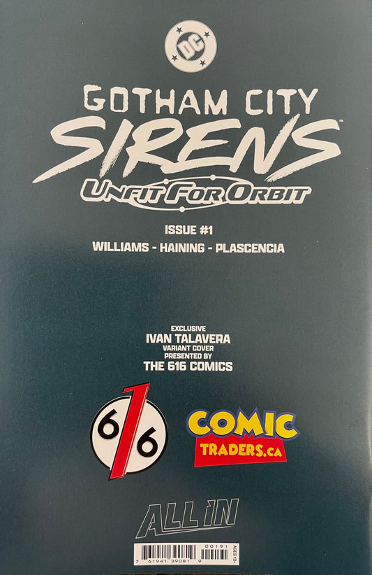 GOTHAM CITY SIRENS #1 - IVAN TALAVERA TRADE VARIANT
