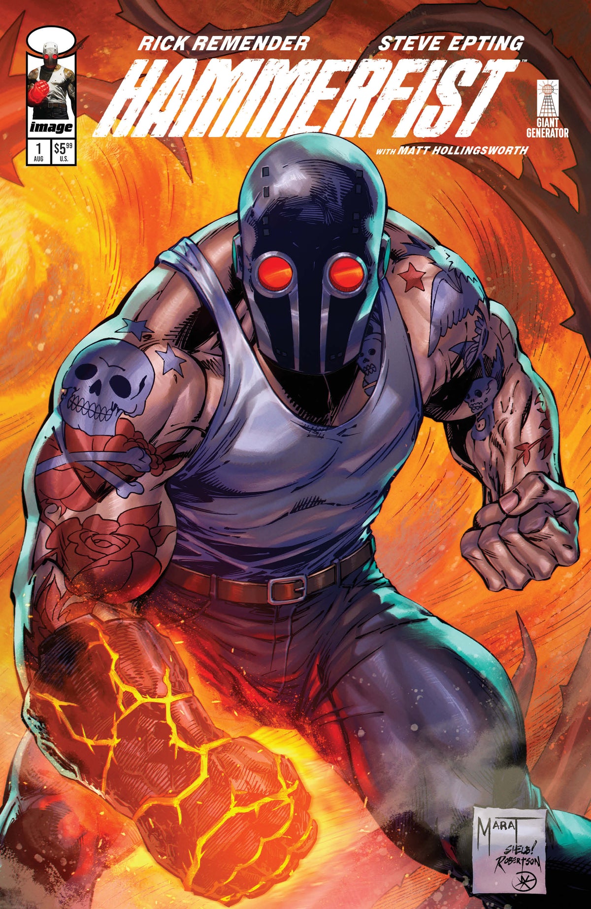 HAMMERFIST #1 - MARAT MYCHAELS TRADE VARIANT LTD 500