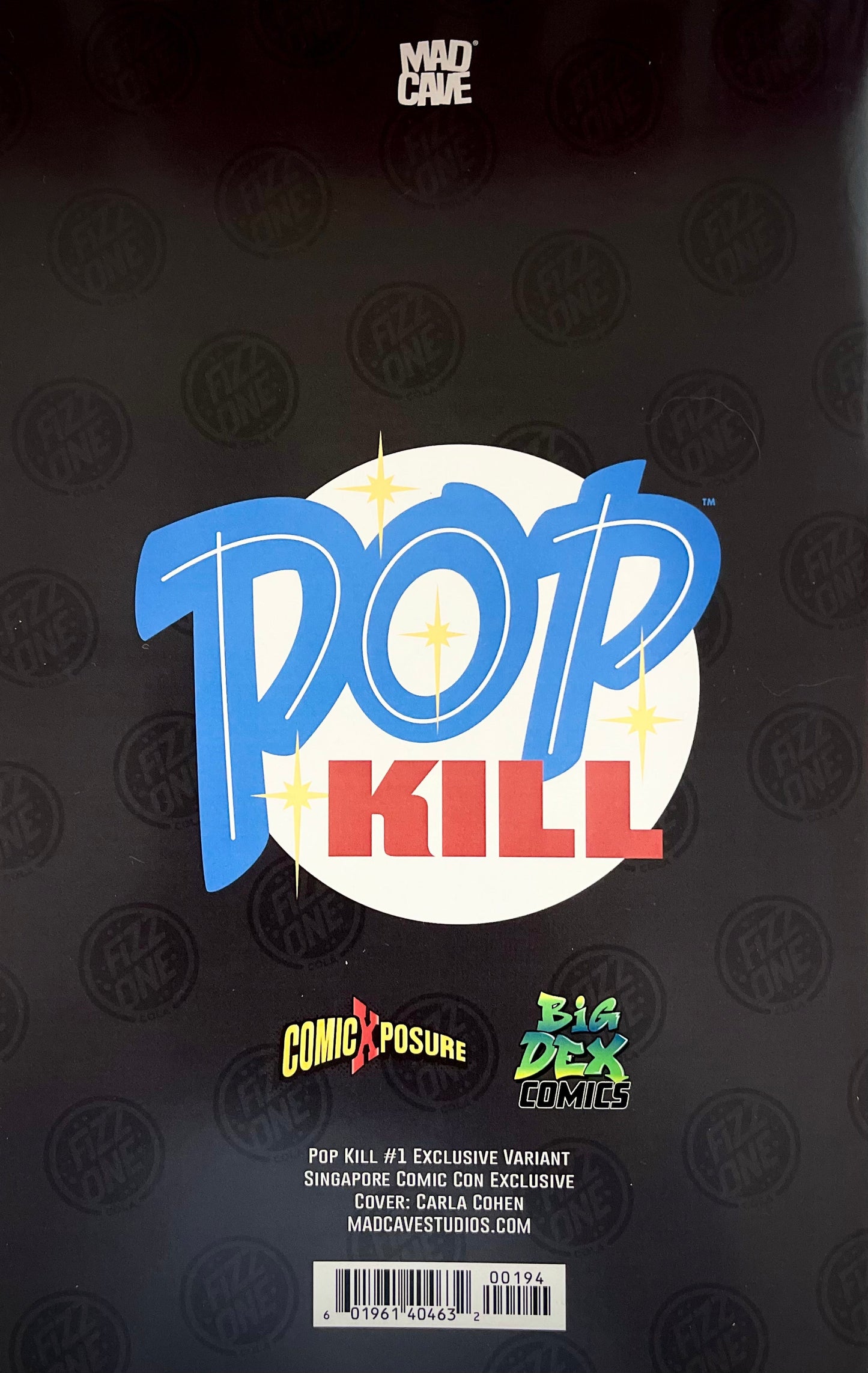 POP KILL #1 - CARLA COHEN VIRGIN VARIANT