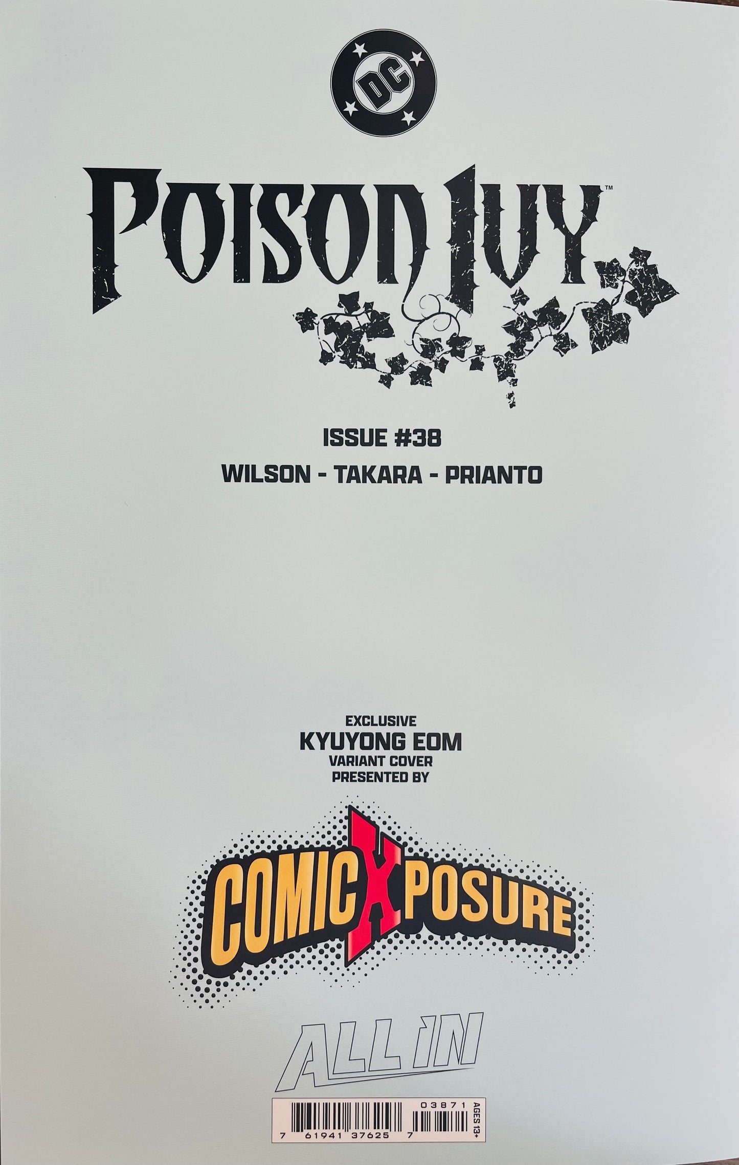 POISON IVY #38 - KYUYONG EOM VIRGIN VARIANT
