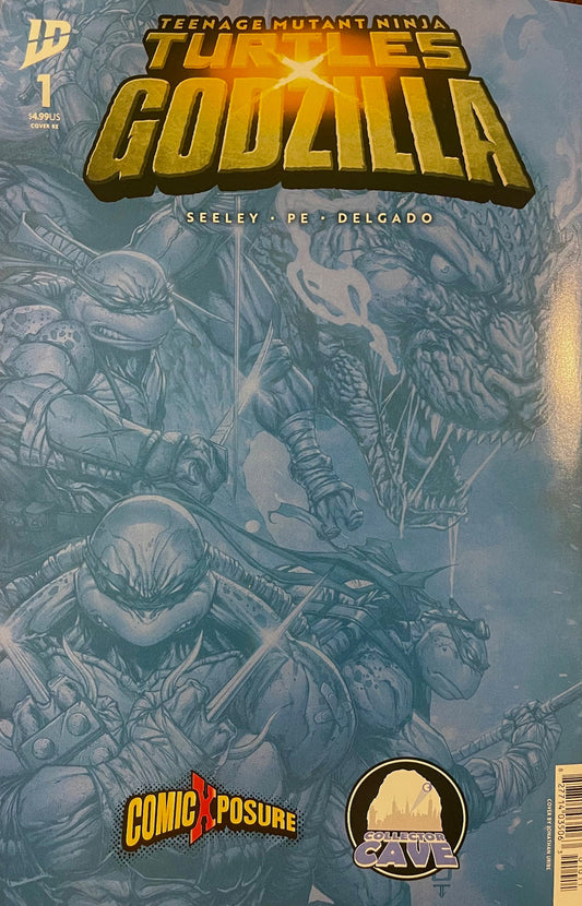 TEENAGE MUTANT NINJA TURTLES X GODZILLA #1 - JONATHAN URIBE VIRGIN VARIANT