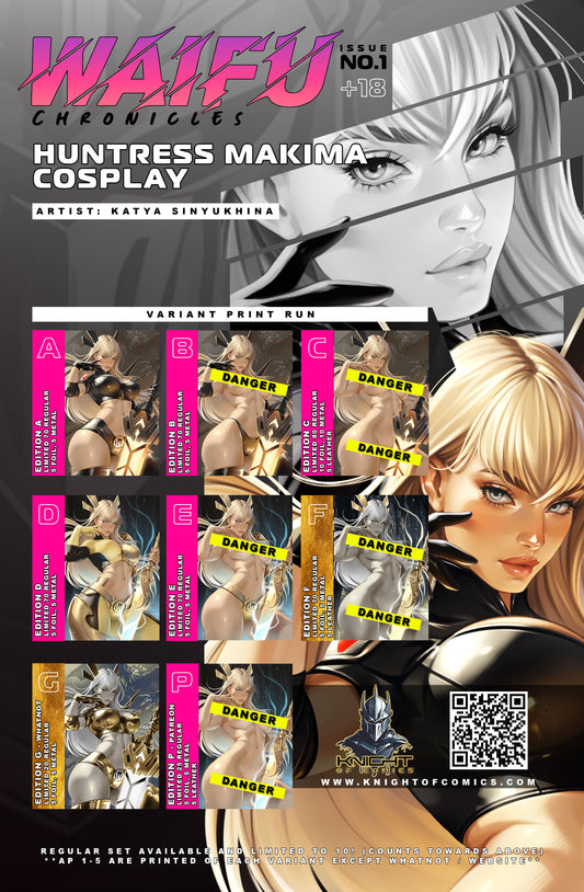 WAIFU CHRONICLES #1 - HUNTRESS MAKIMA COSPLAY - METAL - by Katya Sinyukhina