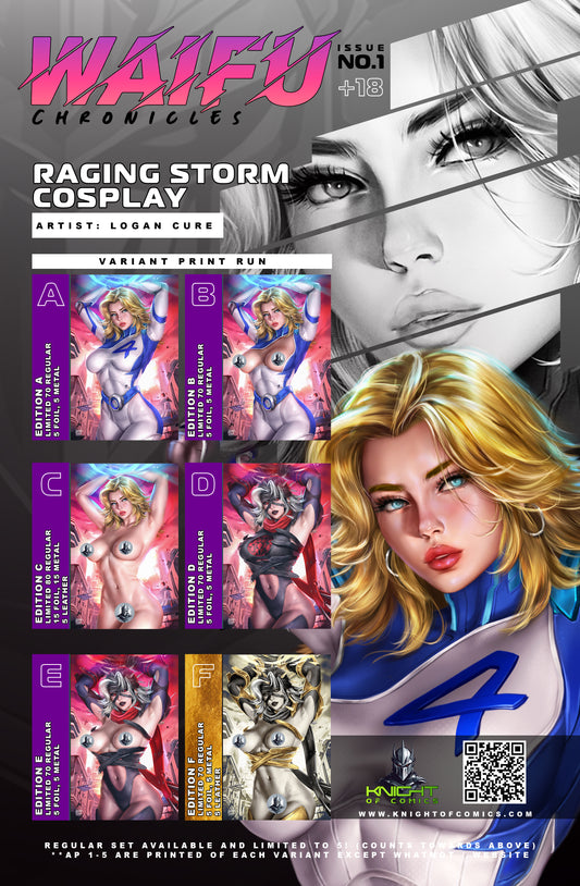 WAIFU CHRONICLES #1 - RAGING STORM COSPLAY - METAL - by Logan Cure