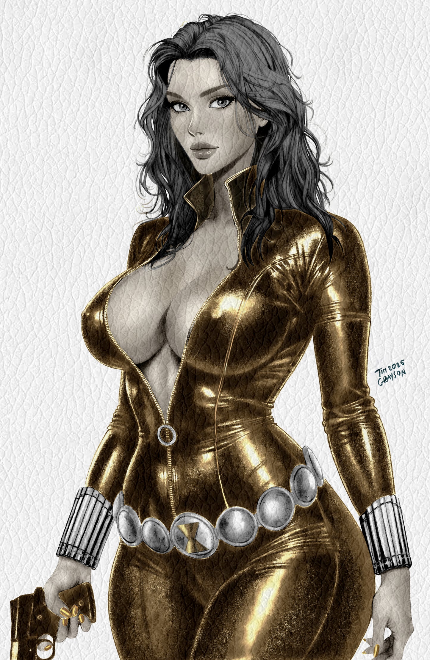 WAIFU CHRONICLES #1 - SENSUAL ASSASSIN COSPLAY (SECRET DROP) - by Tim Grayson +(CRYSTAL CLEAR BOARD)