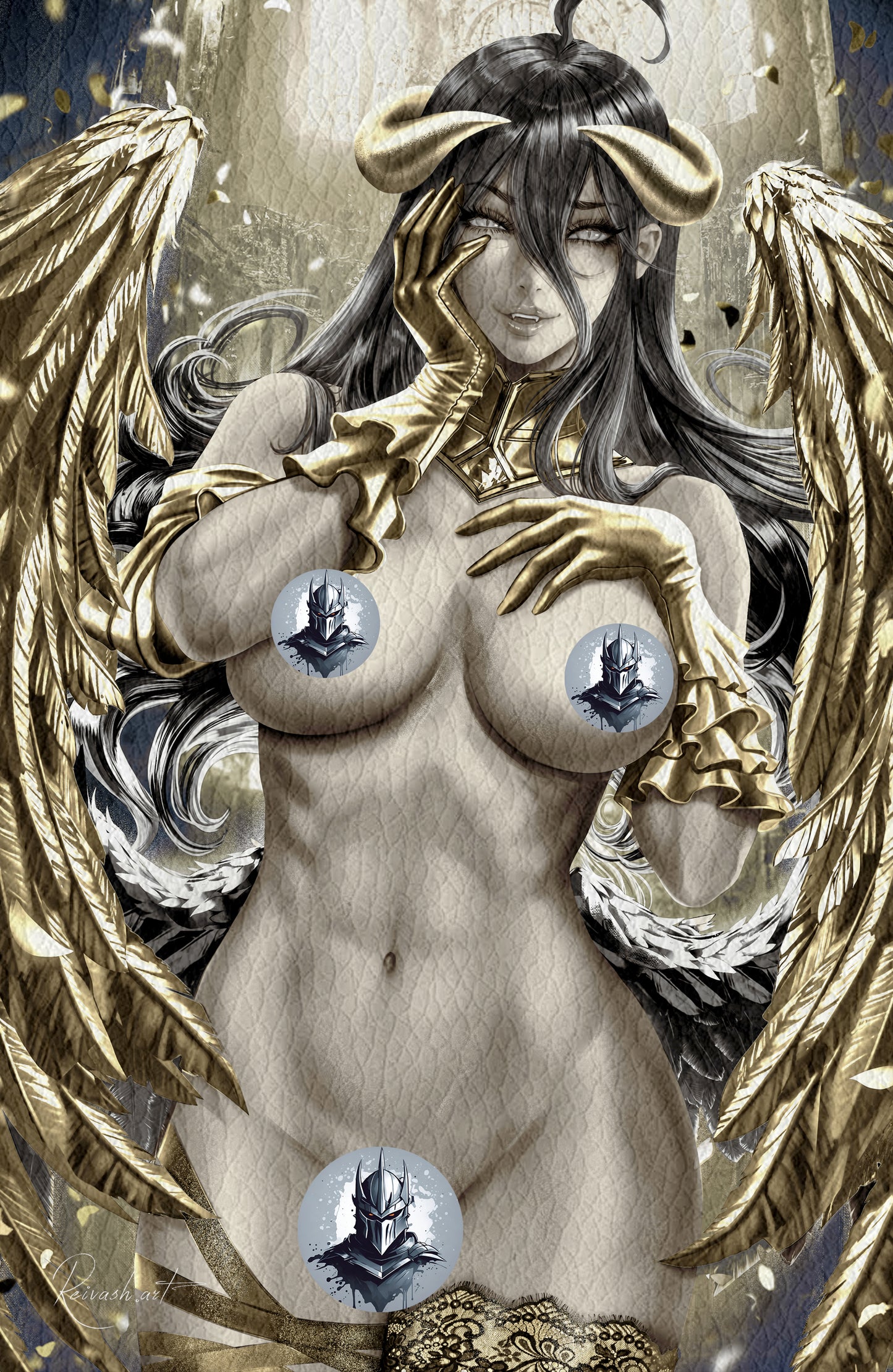 WAIFU CHRONICLES #1 - TEMPTING DEMON COSPLAY - FOIL/LEATHER - by Reivash - PREORDER