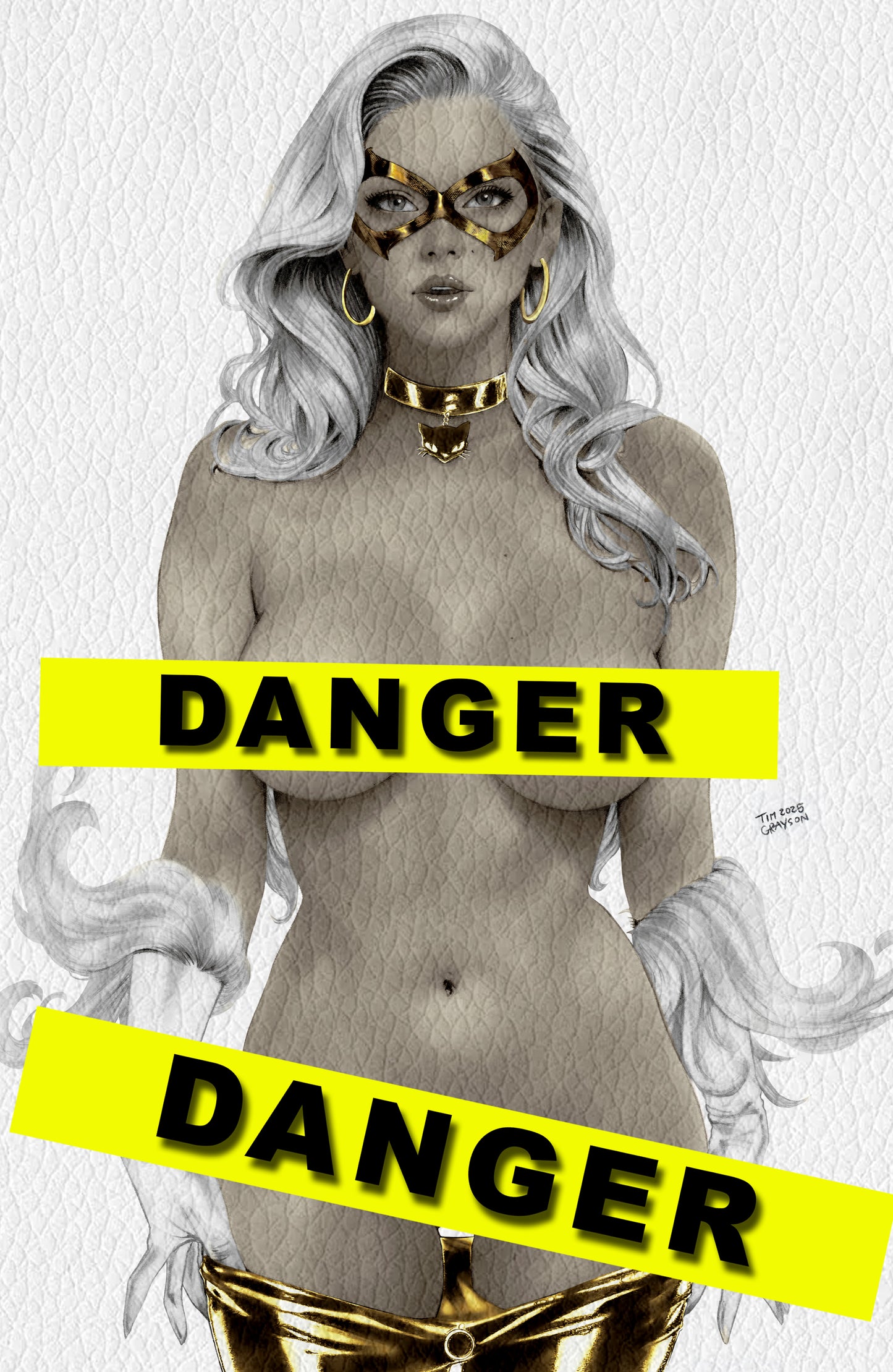 WAIFU CHRONICLES #1 - EROTICAT COSPLAY - HOLOFOIL/LAVA FOIL/LEATHER - by Tim Grayson - Preorder