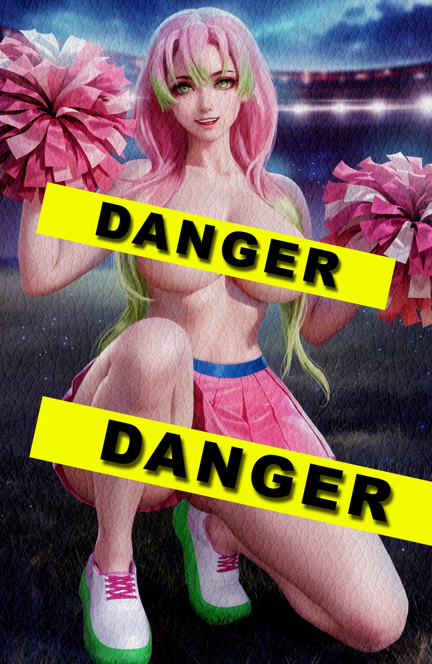 WAIFU CHRONICLES #1 - PINK SLAYER COSPLAY - HOLOFOIL/MAGMA FOIL/LEATHER - by Danejo - PREORDER +(CRYSTAL CLEAR BOARD)