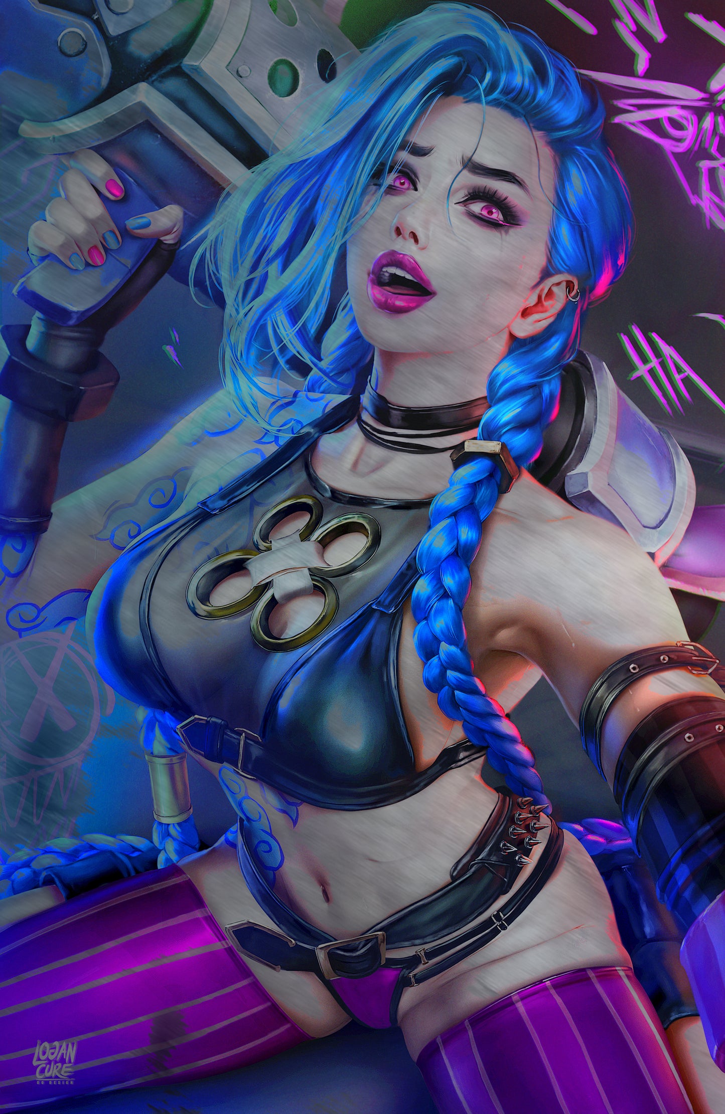 WAIFU CHRONICLES #1 - DEATH WILDCARD COSPLAY - METAL - by Logan Cure