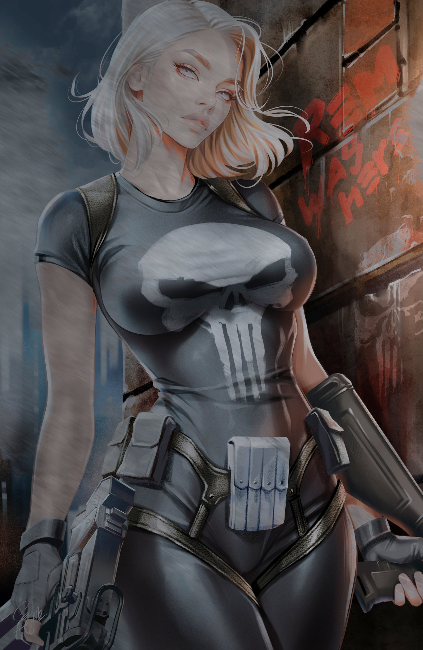 WAIFU CHRONICLES #1 - VIGILANTE REM COSPLAY - METAL - by Katya Sinyukhina - PREORDER +(CRYSTAL CLEAR BOARD)