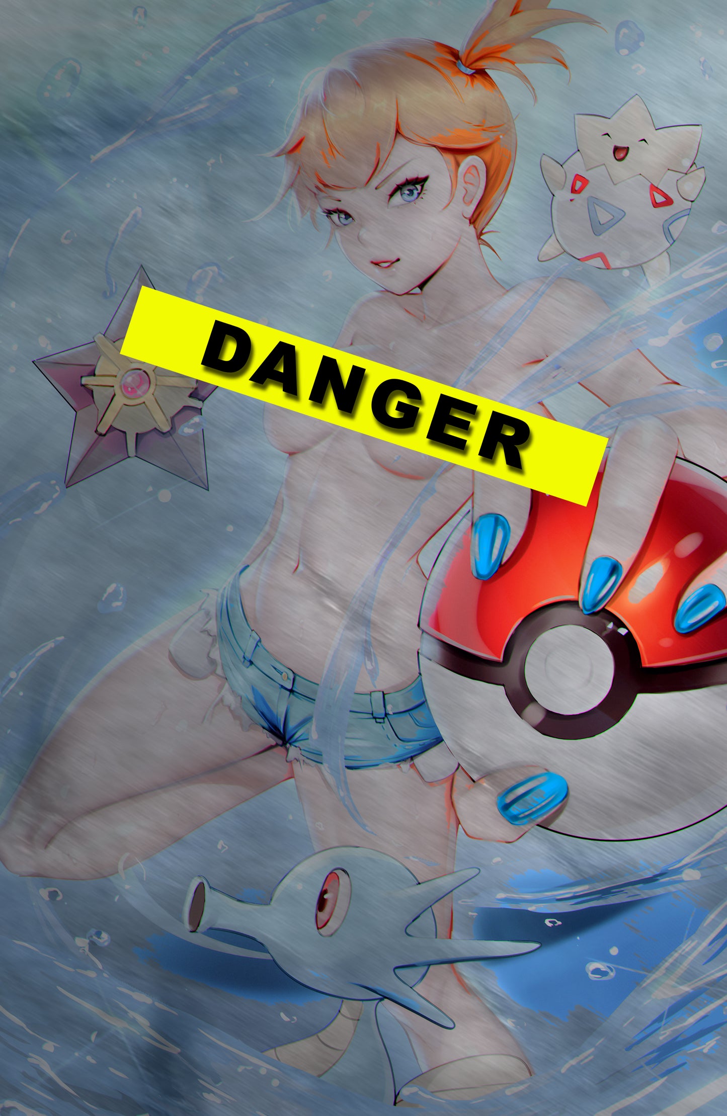 WAIFU CHRONICLES #1 - MONSTER TRAINER COSPLAY - METAL - by Miss Henpai - PREORDER +(CRYSTAL CLEAR BOARD)
