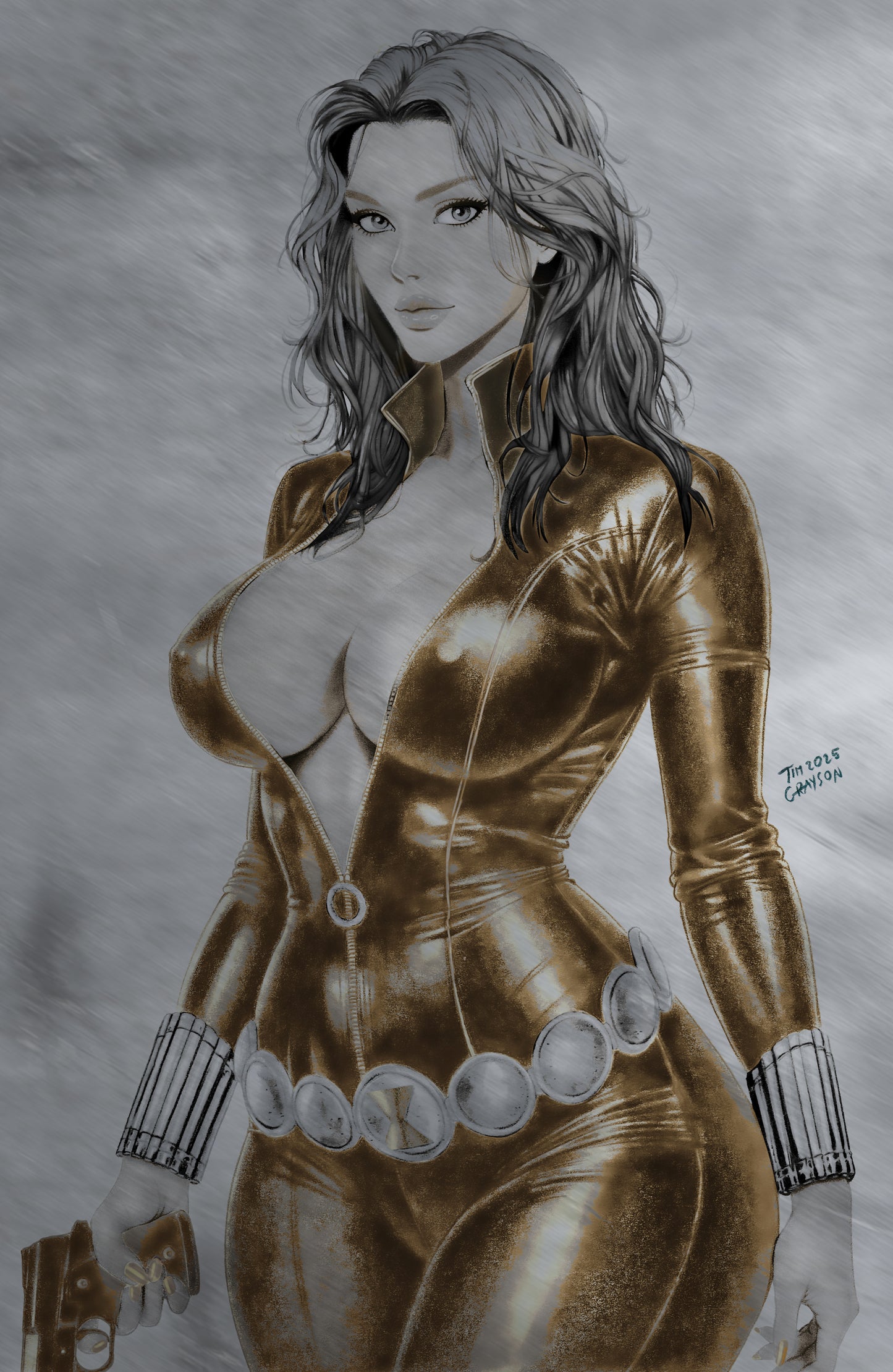 WAIFU CHRONICLES #1 - SENSUAL ASSASSIN COSPLAY (SECRET DROP) - by Tim Grayson +(CRYSTAL CLEAR BOARD)
