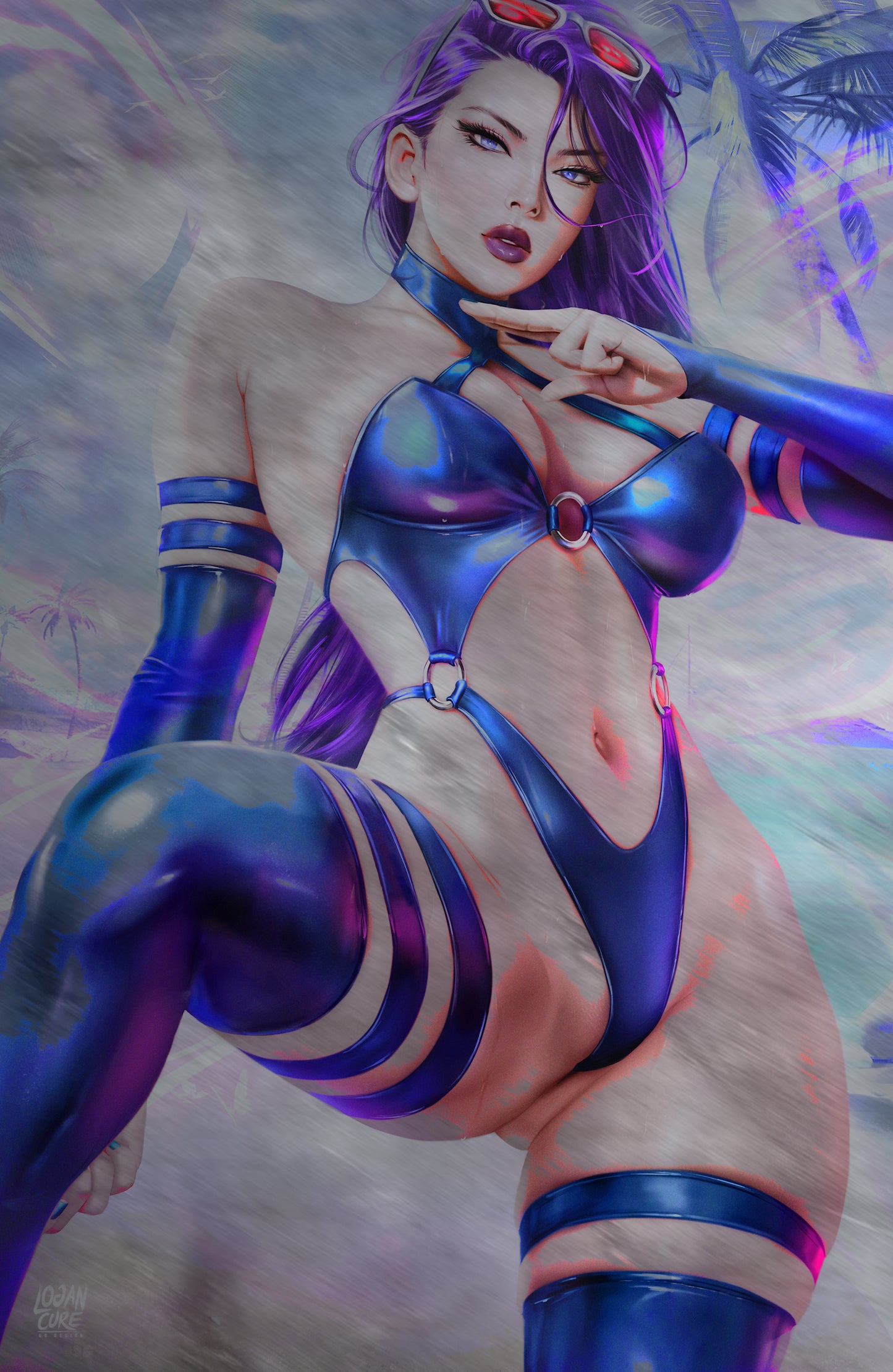 WAIFU CHRONICLES #1 - PSY BLADE COSPLAY - METAL - by Logan Cure - PREORDER