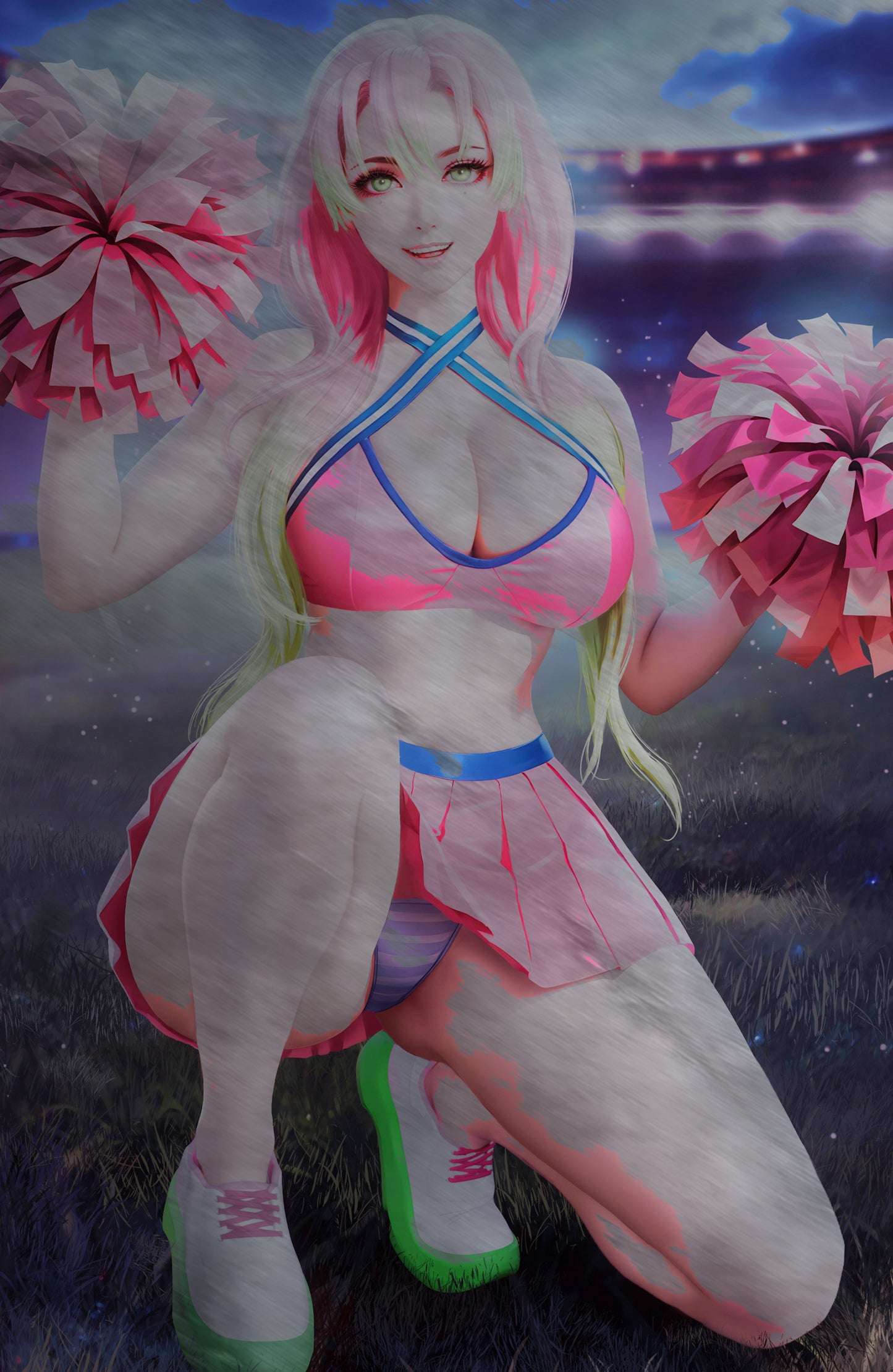 WAIFU CHRONICLES #1 - PINK SLAYER COSPLAY - METAL - by Danejo - PREORDER +(CRYSTAL CLEAR BOARD)
