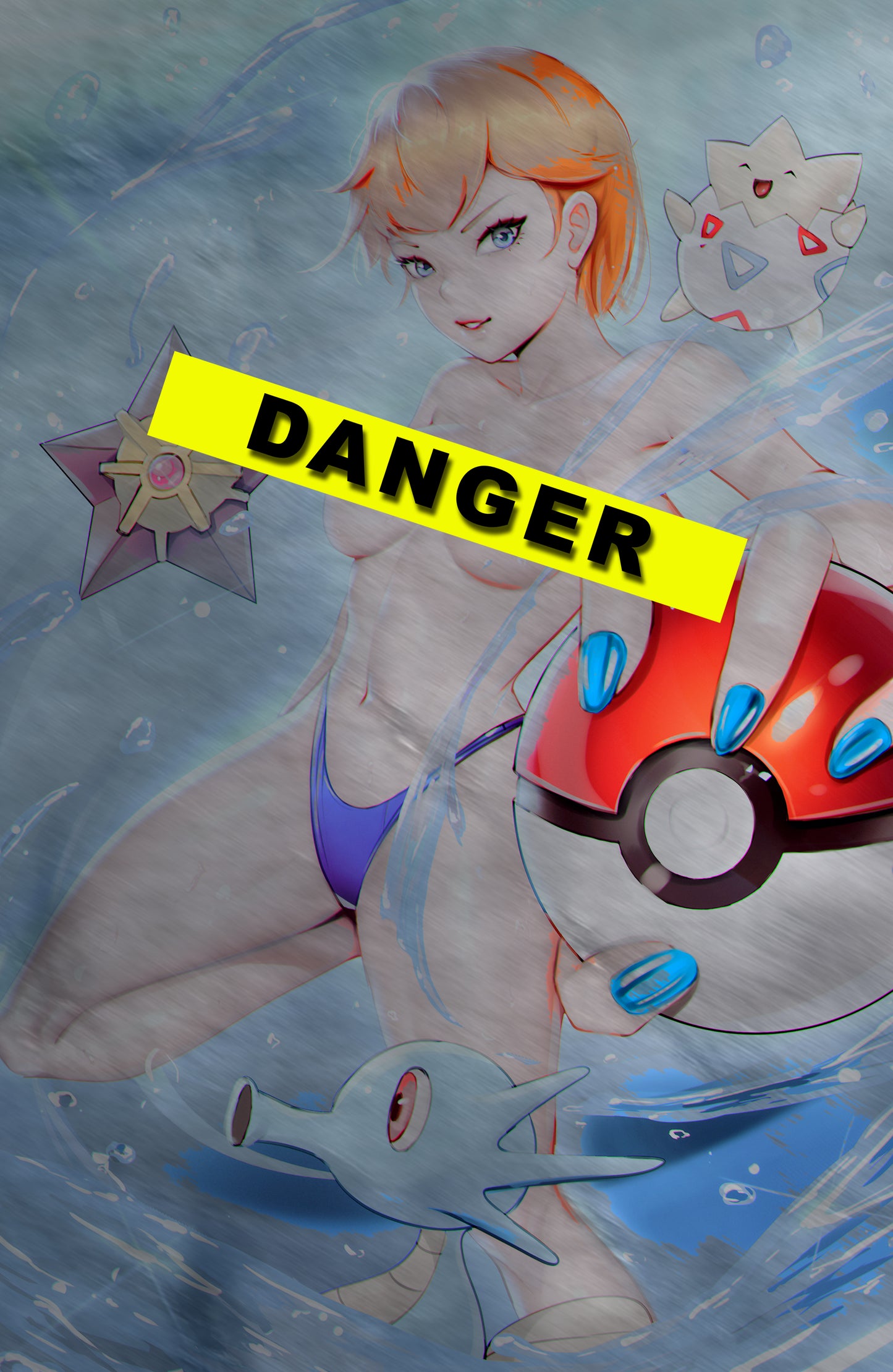 WAIFU CHRONICLES #1 - MONSTER TRAINER COSPLAY - METAL - by Miss Henpai - PREORDER +(CRYSTAL CLEAR BOARD)